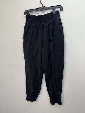 Calia Black Elastic Waist Joggers with Side Pockets